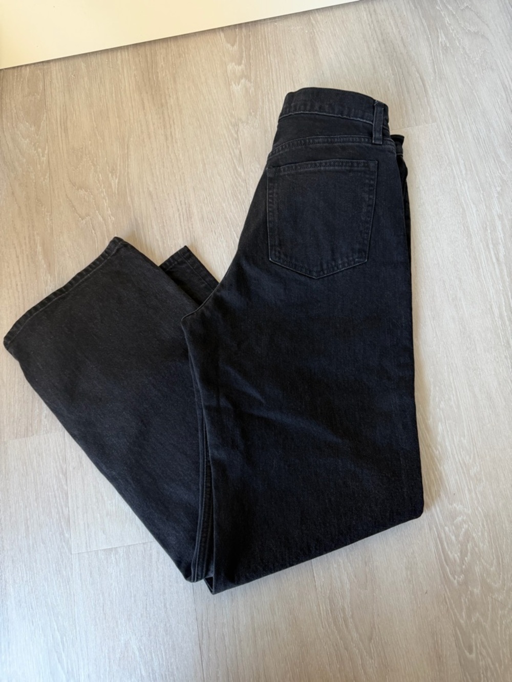 Abercrombie & Fitch 90s relaxed Jean High-Rise - black